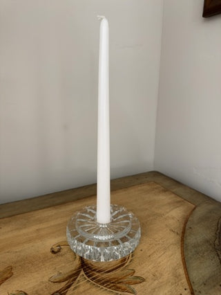 AJ - Round Crystal Taper Candle Holder