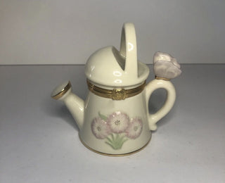 Lenox Sunshine and Sprinkles Trinket Box Treasure Watering Can 24K Gold Accents #62 VV MTS|131637