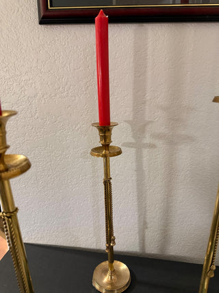 Vintage brass candlestick 16 inches RCD