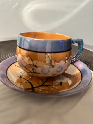 Vintage Teacup/Saucer Cherry Blossom. MTS