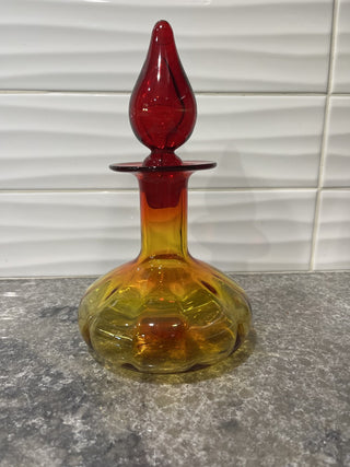 Stunning MCM Amberina Handblown Decanter RSV|66500