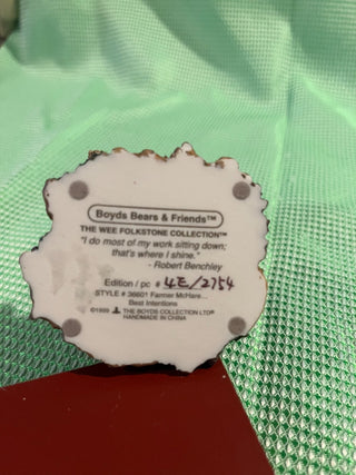 Boyds Bears 36601 Farmers McHare Figurine RSV|165832