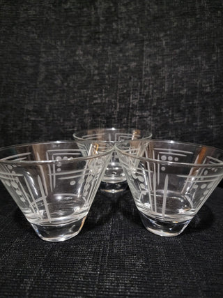 Princess House Martini Glass Set RCD