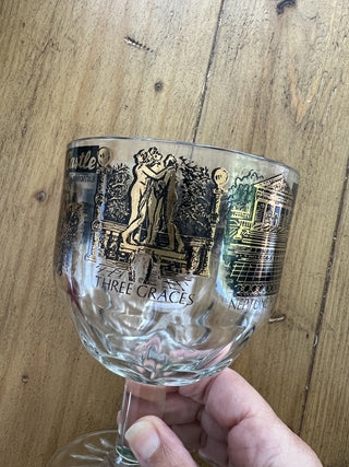 Vtg. Beer Goblet Hearst Castle MTS