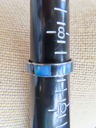 costume ring blue & black size 9 RCD