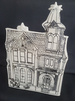 1970 Jon Carlos Lopez Pottery Victorian House 11-3/4" RCD|135820