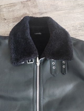Zara Men's Black Bomber Jacket|59623
