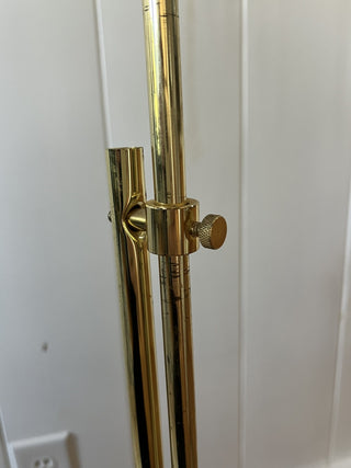 1970's VTG Clam Shell Floor Lamp F&M|98755
