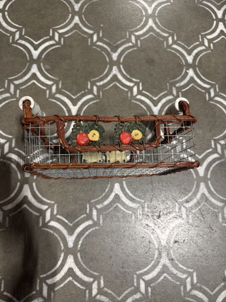 AJ - Fruit Basket with Porcelain Handles MTS|120358