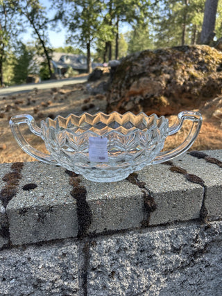 12F Fostoria Cube Design Large Trophy Bowl MTS|80935
