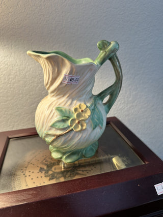 Vintage Weller Pottery Roba Green Deco Vase MTS|91941