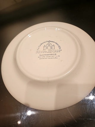 1970s Salad Plate Franciscan Floral