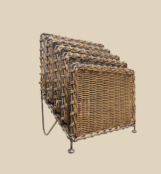 Metal and Whicker Organizer (LZD - RSV)|137936