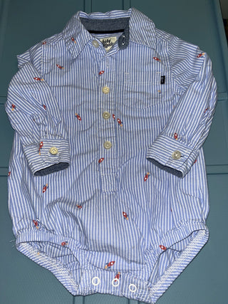 Oshkosh B’gosh bodysuit Rockets Onesie sz 12m RSV|136242