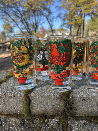 12F GCC JP Vintage Glassware by Brockway 12 Days of Christmas Glassware MTS|134180