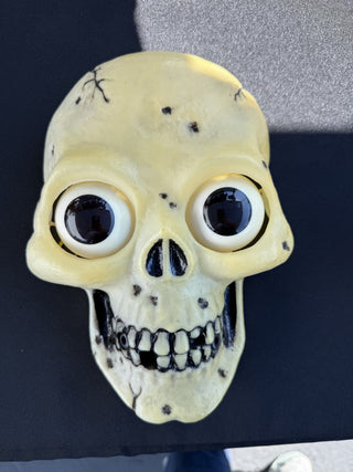 Vintage Talking Skull Motion Sensor Halloween Wall Decoration Head RCD|113947