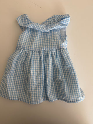 3M - Blue Gingham Ruffle Dress - RSV|83189