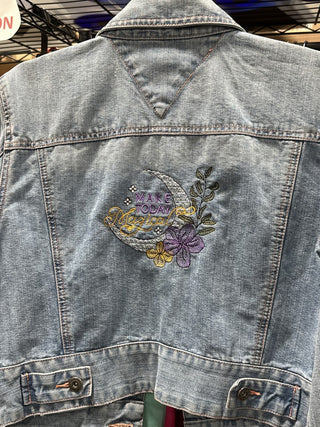 Embroidered jacket Make Today Magical  Size L  #SM RCD|51876