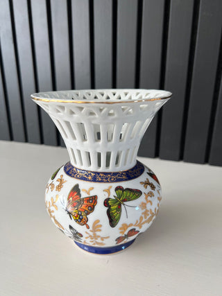 Vintage Baum Bros formalities butterfly vase RSV