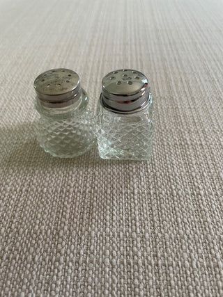 Mini glass salt and pepper RSV