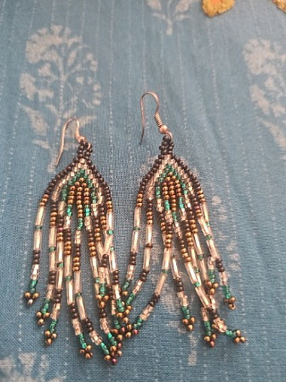 Bohemian Beaded Dangle Earrings