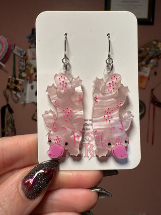 Pink Platypus Earrings MTS