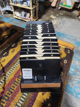 Vtg Card File Eldon RSV