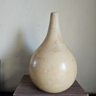Earthy Tan Bottleneck Ceramic Vase (BRI) - MTS|116440