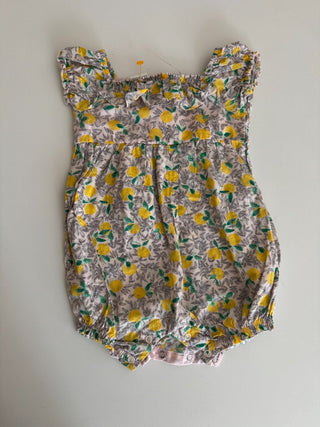 12M - Lemon Print Romper - RSV|83188