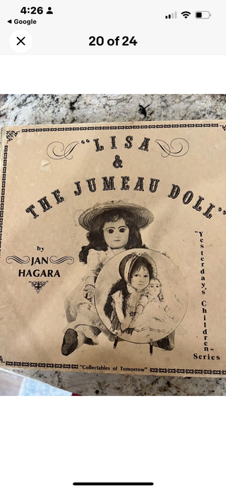 Vintage "Lisa and The Jumeau Doll" Decorative Plate-RSV|118109