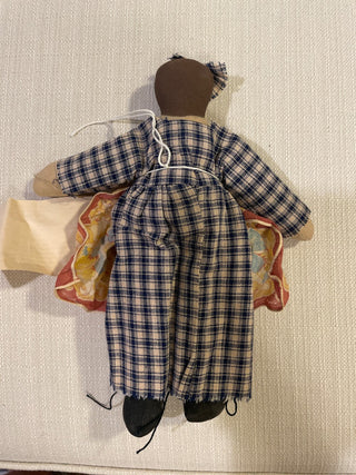 Vintage grandmas hankies, doll