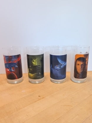 RF Set of 4 Star Trek Movie Glasses