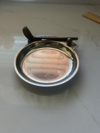 vintage golf-themed coin dish, trinket tray