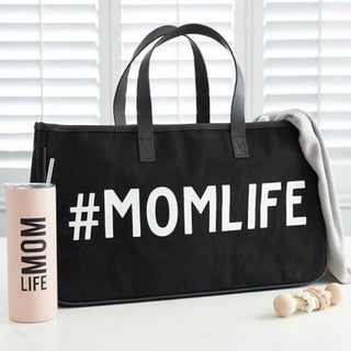 BLK TOTE - #MOMLIFE RSV|64685