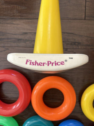 Vintage Fisher Price Rock-A-Stack, Set of 7   MTS|99670