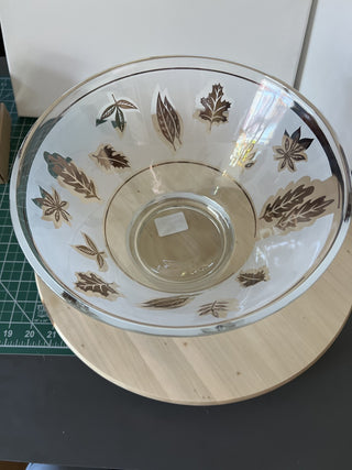 Libbey Starlyte vintage large bowl. -RSV|65840