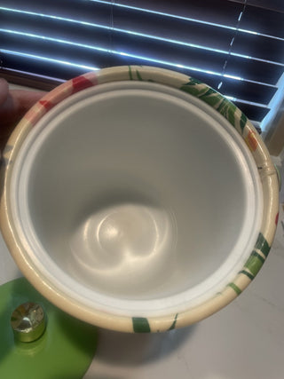 Vintage Vinyl Spring Flower Ice Bucket-RSV