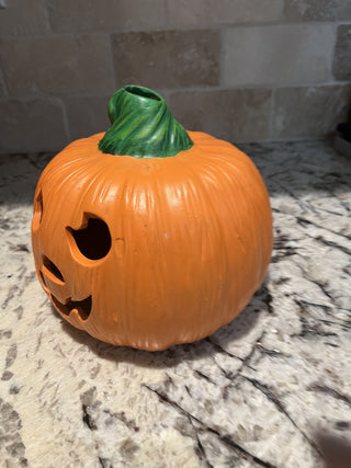 Ceramic Jack-O-Lantern Luminary RCD|116395