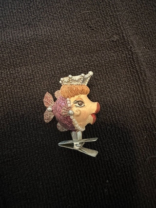 Ornament Kissing Fish Katherine's Collection|89796