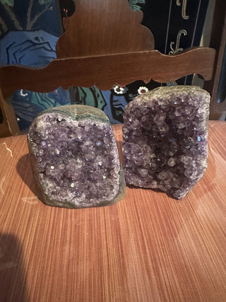 Amethyst book ends or just sculptures #47 VV MTS|98046