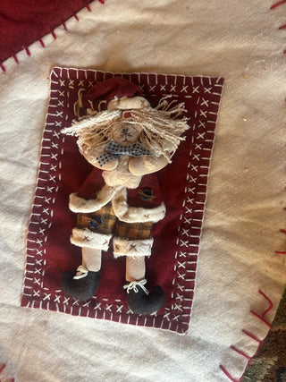 Vintage Holiday Tree Skirt 3D #62 VV MTS|124498