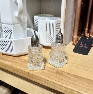 Vintage Glass S&P Shaker Set (LZD - RSV)