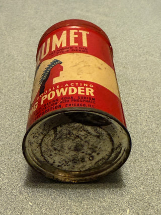 vintage calumet baking powder tin unopened RSV|89401