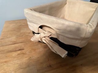 Basket Bamboo Weave w/liner MTS|126033