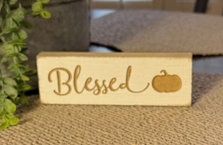 6” Engraved Blessed Sign RSV|127445