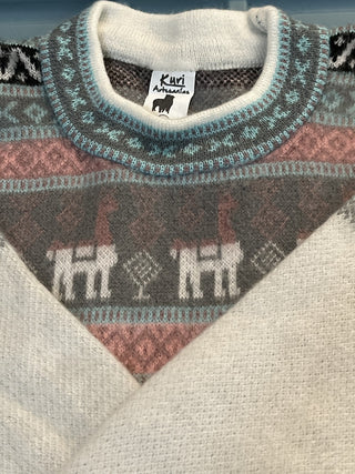 Kuri Atesanias Alpaca Kids Sweater Size 8 RSV|136228