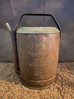 Vintage Swingspout 6 quart oil can