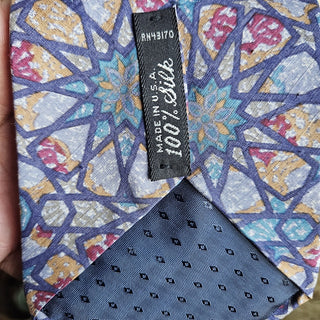 Men's - Vintage Stanley Blacker - Multi-colored Medallion Necktie (BRI) - MTS|143080