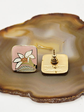 Laurel Burch Earrings "Wild Lily" RSV|132429