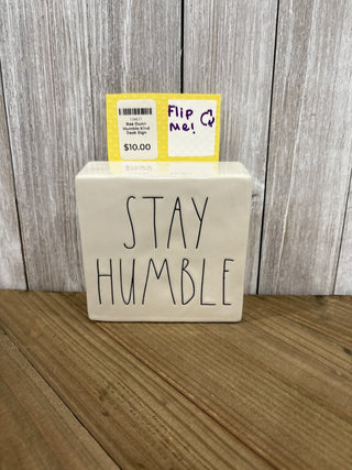 Rae Dunn Humble Kind Desk Sign RV